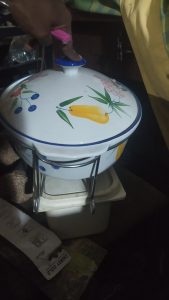 Ceramic Bowls and Stand