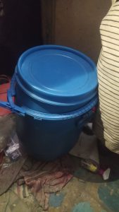 Small Blue 50 ltrs Drum