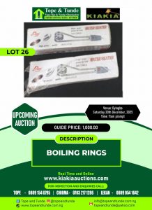 Used Boiling Rings