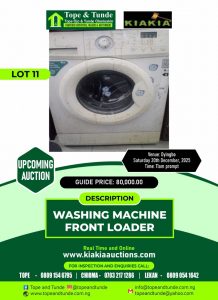 Used Washing Mavhine Front Loader