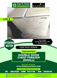 Used Double Door Chest Freezer (Small)