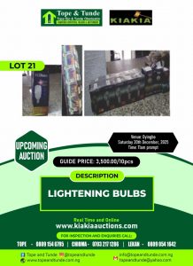 Used Lightening Bulbs